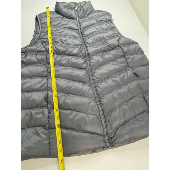 32 Degrees Heat Women's Gray Puffer Vest XXL Lightweight NWOT - Picture 8 of 9
